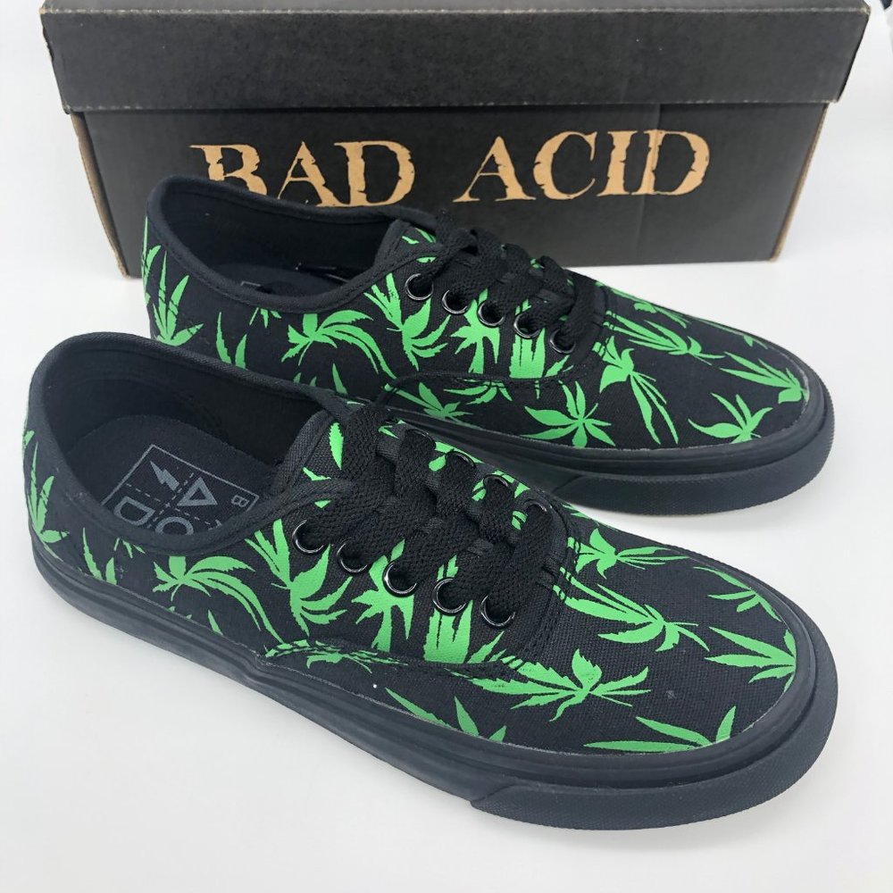 New UNIF x Bad Acid Leaf Sneakers - Size 6.5